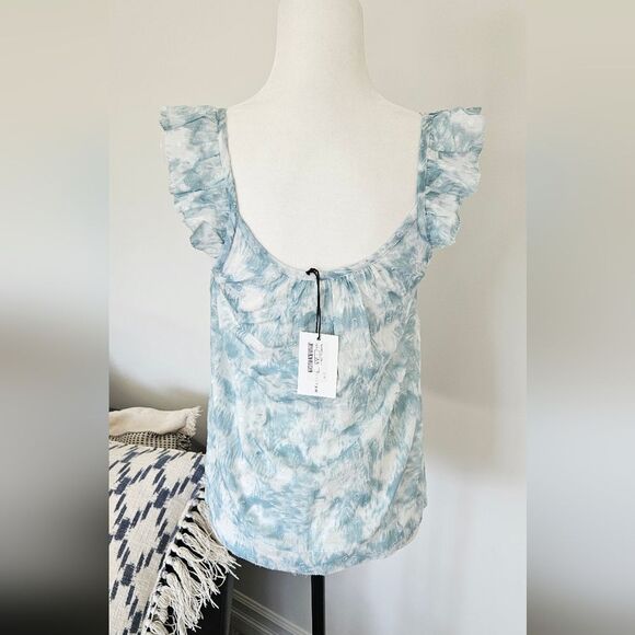 Nwt frill textured printed cami - Picture 2 of 5